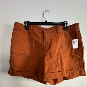 Time and Tru BNWT rust utility shorts